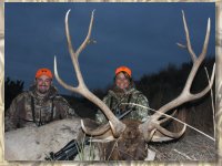 Bob and Chris Beck during their trip with the Extreme Outer Limits TV crew at the Bugle Canyon Ranch in Oshkosh Nebraska